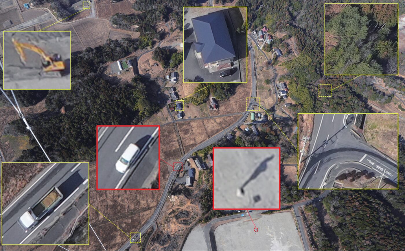 PoC: vehicle and people detection from airship altitude